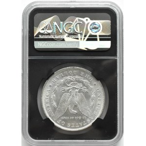USA, Morgan, 1 dolar 1885 O, Nowy Orlean, NGC MS61