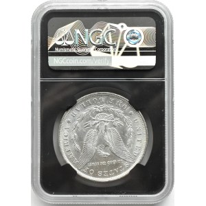 USA, Morgan, 1 dolar 1885 O, Nowy Orlean, NGC MS62