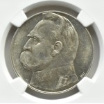 Polska, II RP, Józef Piłsudski, 10 złotych 1934 strzelecki, Warszawa, NGC MS61