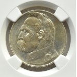 Polska, II RP, Józef Piłsudski, 5 złotych 1934 orzeł strzelecki, Warszawa, NGC AU58