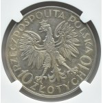 Polska, II RP, Jan III Sobieski, 10 złotych 1933, Warszawa, NGC AU58