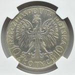 Polska, II RP, Romuald Traugutt, 10 złotych 1933, Warszawa, NGC UNC