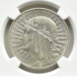 Polska, II RP, Głowa Kobiety, 10 złotych 1932, Londyn, NGC AU58