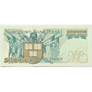 Polska, III RP, H. Sienkiewicz, 500000 złotych 1993, seria Z, Warszawa, UNC