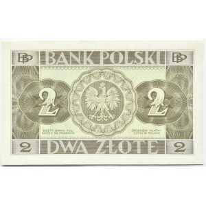 Polska, II RP, 2 złote 1936, seria DK, Warszawa, UNC