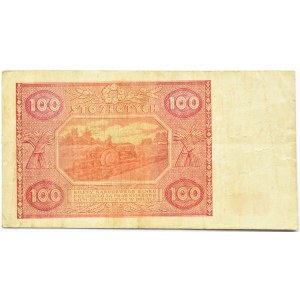 Polska, RP, 100 złotych 1946, seria Mz, bardzo rzadkie