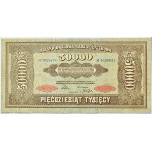 Polska, II RP, 50 000 marek 1922, seria M