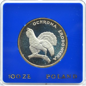 Polska, PRL, 100 złotych 1980, Głuszec, Warszawa, UNC