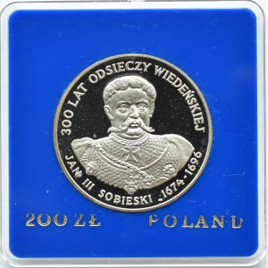 Polska, PRL, 200 złotych 1983, Jan III Sobieski, Warszawa, UNC