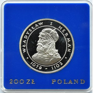 Polska, PRL, 200 złotych 1981, Władysław I Herman, Warszawa, UNC