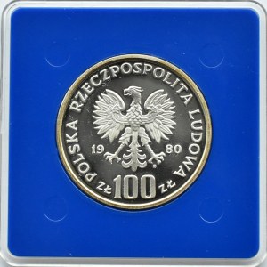 Polska, PRL, 100 złotych 1980, Igrzyska XXII Olimpiady, Warszawa, UNC