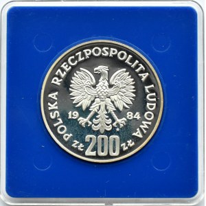 Polska, PRL, 200 złotych 1984, Igrzyska XXIII Olimpiady, Warszawa, UNC