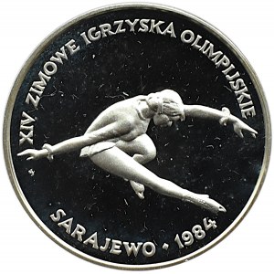 Polska, PRL, 200 złotych 1984, Zimowe Igrzyska XIV Olimpiady, Warszawa, UNC