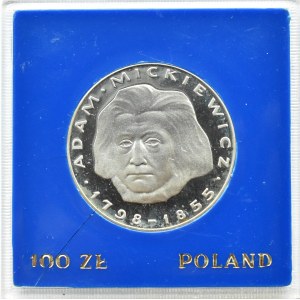 Polska, PRL, 100 złotych 1978, A. Mickiewicz, Warszawa, UNC