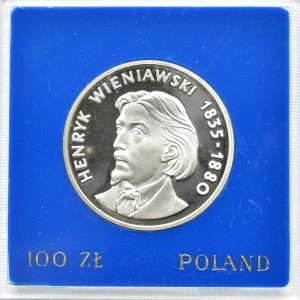 Polska, PRL, 100 złotych 1979, H. Wieniawski, Warszawa, UNC