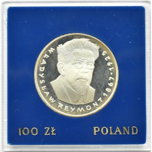 Polska, PRL, 100 złotych 1977, Wł. Reymont, Warszawa, UNC