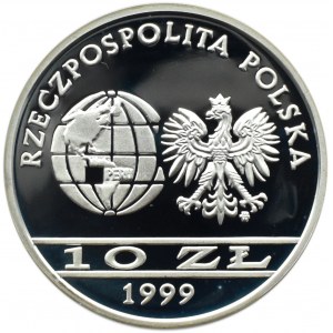 Polska, III RP, 10 złotych 1999, E. Malinowski, Warszawa, UNC