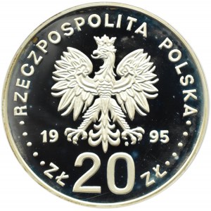 Polska, III RP, 20 złotych 1995, Województwo Płockie, Warszawa, UNC