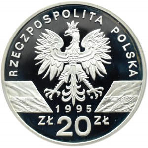 Polska, III RP, 20 złotych 1995, Sum, Warszawa, UNC