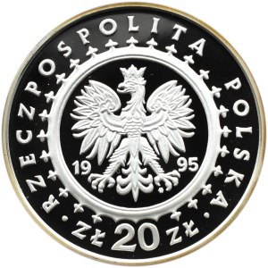 Polska, III RP, 20 złotych 1995, Pałac w Łazienkach, Warszawa, UNC