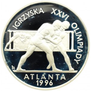 Polska, III RP, 20 złotych 1995, Atlanta 1996 - Zapaśnicy, Warszawa