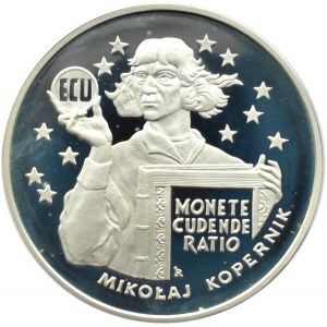 Polska, III RP, 20 złotych 1995, Ecu - M. Kopernik, Warszawa, UNC