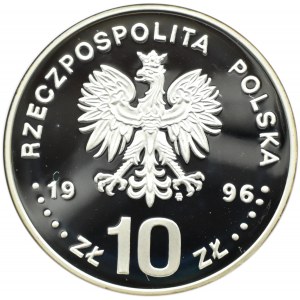 Polska, III RP, 10 złotych 1996, Zygmunt August - popiersie, Warszawa, UNC