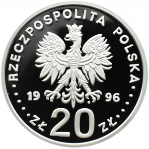 Polska, III RP, 20 złotych 1996, Stołeczność Warszawy, Warszawa, UNC