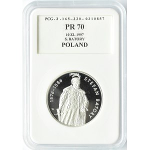 Polska, III RP, 10 złotych 1997, Stefan Batory - półpostać, Warszawa, UNC