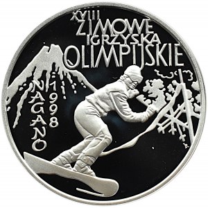 Polska, III RP, 10 złotych 1998, Nagano, Warszawa, UNC