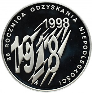 Polska, III RP, 10 złotych 1998, Niepodległość, Warszawa, UNC