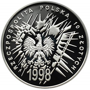 Polska, III RP, 10 złotych 1998, Niepodległość, Warszawa, UNC