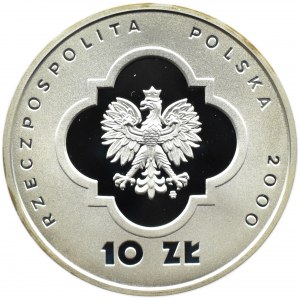 Polska, III RP, 10 złotych 2000, Wielki Jubileusz, Warszawa, UNC