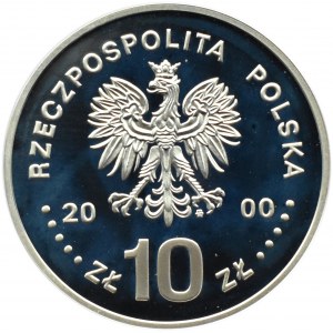 Polska, III RP, 10 złotych 2000, Solidarność, Warszawa, UNC