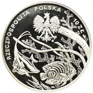 Polska, III RP, 10 złotych 2001, M. Siedlecki, Warszawa, UNC