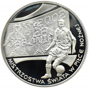 Polska, III RP, 10 złotych 2002, MŚ Korea-Japonia, Warszawa, UNC