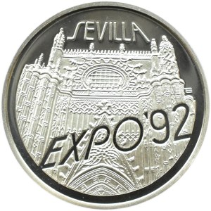 Polska, III RP, 200000 złotych 1992, Expo Sevilla 92, Warszawa, UNC