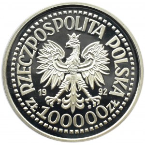 Polska, III RP, 200000 złotych 1992, W. Korfanty, Warszawa, UNC
