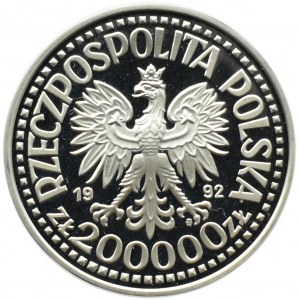 Polska, III RP, 200000 złotych 1992, Konwoje 1939-1945, Warszawa, UNC