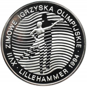 Polska, III RP, 300000 złotych 1993, Lillehammer 1994, Warszawa, UNC