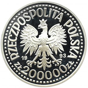 Polska, III RP, 200000 złotych 1992, Ruch Oporu 1939-1945, Warszawa, UNC