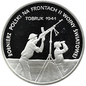 Polska, III RP, 200000 złotych 1991, Tobruk 1941, Warszawa, UNC