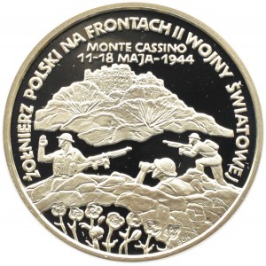 Polska, III RP, 200000 złotych 1994, Monte Cassino 1944, Warszawa,