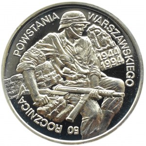 Polska, III RP, 100000 złotych 1994, 50 rocznica Powstania Warszawskiego, UNC