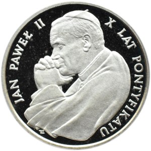 Polska, PRL, 10000 złotych 1988, Jan Paweł II, Warszawa, UNC