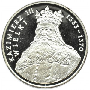 Polska, PRL, 500 złotych 1987, Kazimierz Wielki, Warszawa, UNC