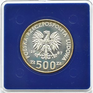 Polska, PRL, 500 złotych 1987, Igrzyska XXIV Olimpiady, Warszawa, UNC