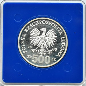 Polska, PRL, 500 złotych 1985, Przemysł II, Warszawa, UNC