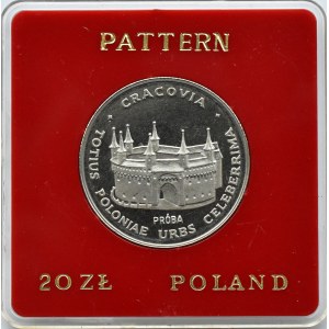 Polska, PRL, 20 złotych 1981, Cracovia - próba, Warszawa, UNC