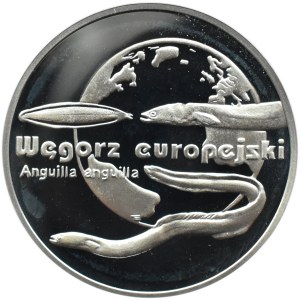 Polska, III RP, 20 złotych 2003, Węgorz, Warszawa, UNC